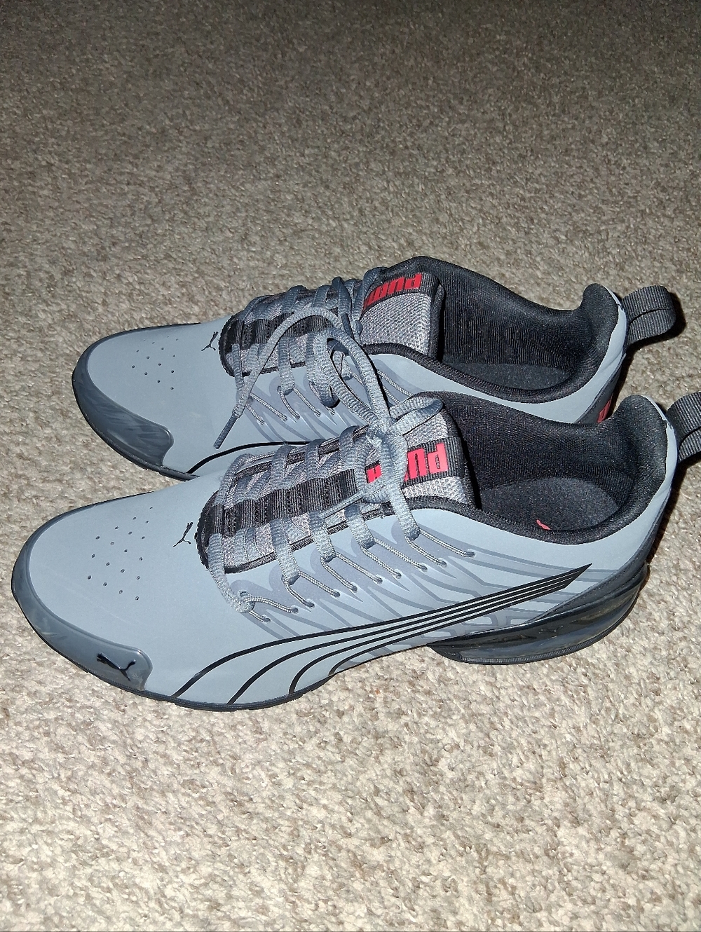 Mens Puma Cell Vive Gray Black Sneakers Men’s Size 9.5 (Lile New) - Picture 4 of 5
